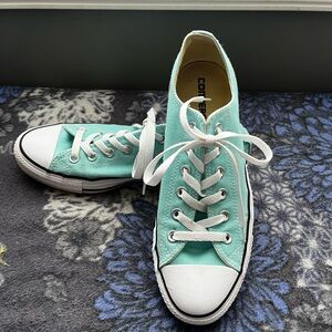 Converse All Star Teal Green Women Sz 10